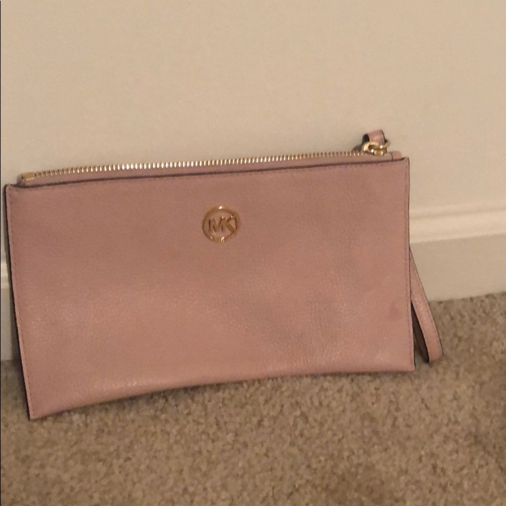Used Michael Kors Pink Wristlet